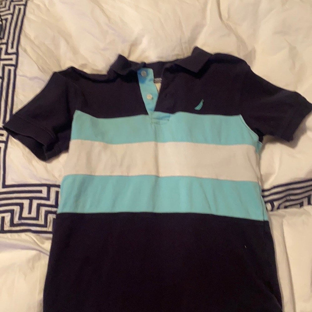 Nautica blue golf shirt